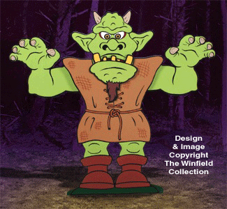 Product Image of Angry Action Ogre Woodcraft Pattern 
