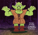 Angry Action Ogre Woodcraft Pattern 