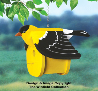 Product Image of Goldfinch Birdhouse Wood Project Pattern