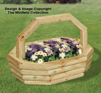 Landscape Timber Oval Basket Planter Plans