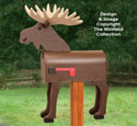 Moose Mailbox Woodcrafting Pattern