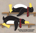 Lazy Penguins Woodcraft Pattern