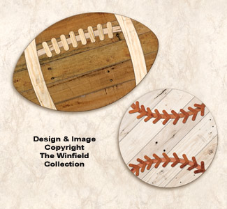 Product Image of Pallet Wood Sports Balls Pattern Set