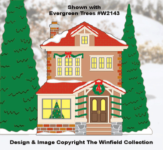 Product Image of Christmas Village Auntie's House Pattern
