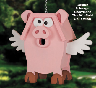 Product Image of Peculiar Pig Birdhouse Pattern