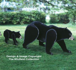 Product Image of Black Bear & Cub Woodcraft Pattern