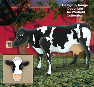 Product Image of Standing Life-Size Cow Wood Plan