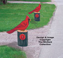 Cardinal Driveway Marker Pattern 