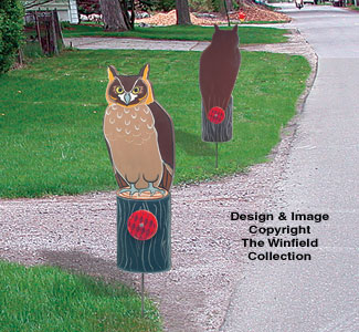 Owl Driveway Marker Pattern