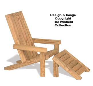 Product Image of Landscape Timber Adirondack Chair Plans