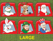 Large Size Red Truck Rider Patterns