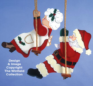 Product Image of Swingin' Clauses Woodcraft Pattern