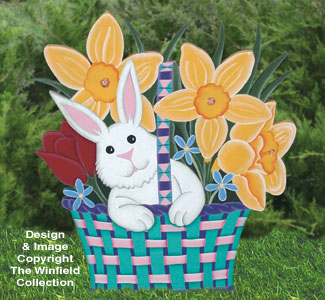 Product Image of Easter Bunny Basket Woodcraft Pattern