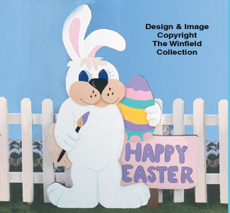 Product Image of Rabbit with Happy Easter Sign