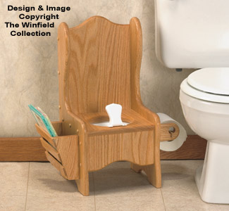 Product Image of Oak Potty Chair Woodworking Plan