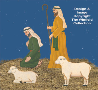 Product Image of Shepherds & Sheep Nativity Pattern Set