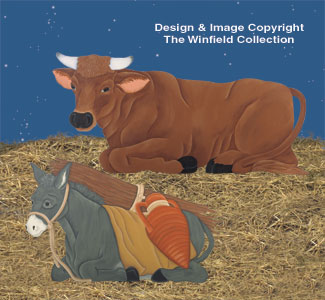 Product Image of Nativity Cow & Donkey Woodcraft Patterns