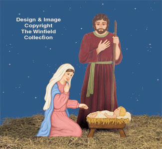 Product Image of Holy Family Woodcraft Pattern Set