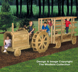 Tractor & Haywagon Play Structure Plans