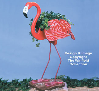 Product Image of Flamingo Planter Wood Project Plan