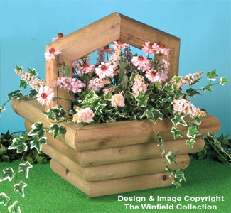Product Image of Basket Planter #2 Wood Pattern
