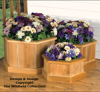 Product Image of Planter Trio Woodworking Plan
