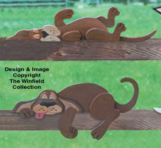 Product Image of Lazy Rail Dogs Woodcraft Pattern