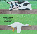Cow & Goose Rail Pets Pattern