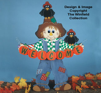 Product Image of Fall Welcome Sign Woodcraft Pattern