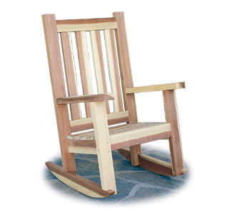 Product Image of Porch Rocker Woodworking Plans