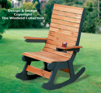 Product Image of Cedar Rocker Woodworking Pattern 