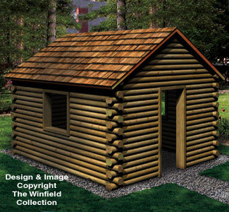 Product Image of Landscape Timber Playhouse Woodworking Plan 