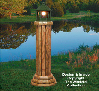 Product Image of Large Landscape Timber Lighthouse Wood Plan