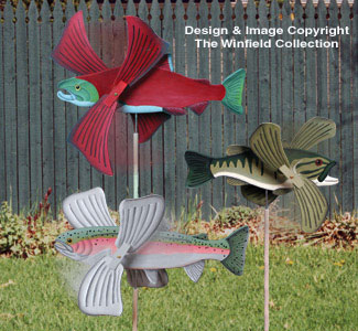 Product Image of Fish Whirligigs Woodcrafting Pattern