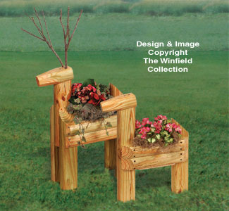 Product Image of Landscape Timber Reindeer Planters Pattern
