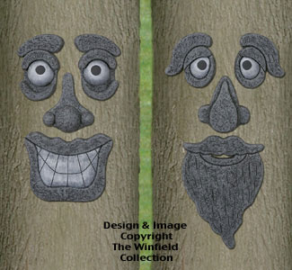 Product Image of Tree Faces Woodcraft Project Pattern 