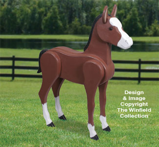 3D Life-Size Colt Woodcrafting Pattern