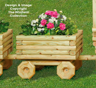 Product Image of Landscape Timber Train Car Planter Pattern