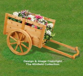 Product Image of Cedar Cart Planter Woodworking Pattern