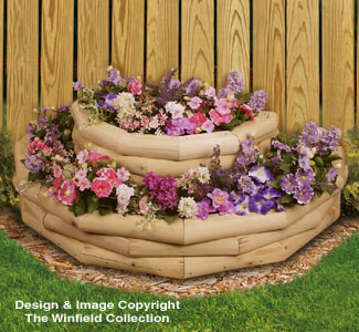Product Image of Landscape Timber Half Round Planter Pattern