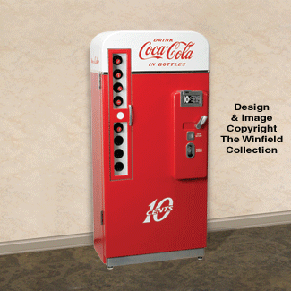 Product Image of Antique Soda Machine Woodworking Plan