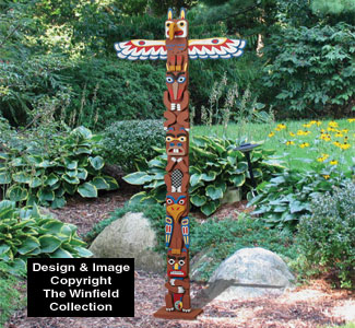 Product Image of Small American Indian Totem Pole Plans