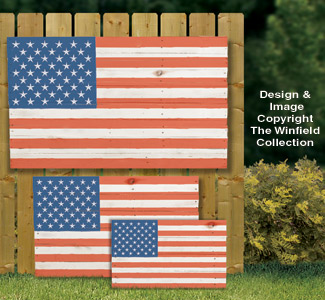 Product Image of Pallet Wood Flags Pattern