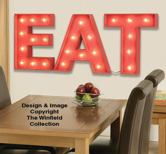 Product Image of Marquee Eat Sign Pattern