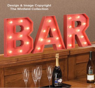Product Image of Marquee Bar Sign Pattern