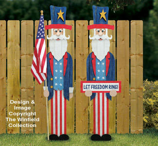 Product Image of Pallet Wood Uncle Sam Pattern