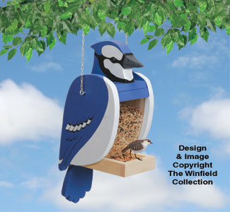 Product Image of Blue Jay Bird Feeder Pattern