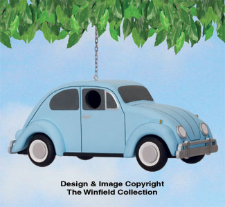 VW Beetle Birdhouse Pattern