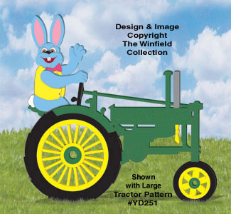 Product Image of Easter Bunny Tractor Driver Pattern