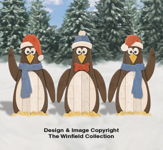 Product Image of Pallet Wood Penguins Pattern